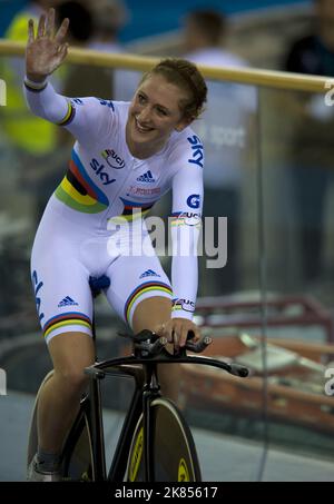 Great Britain's Laura Trott during the team announcement at the