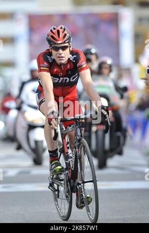 BMC Racing Team's Cadel Evans finishes 5th  Stock Photo