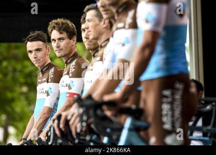 France's Romain Bardet team AG2R La Mondiale Stock Photo