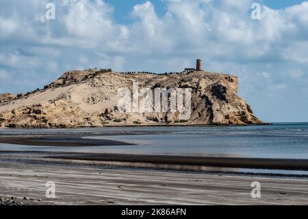 Tour of Oman Stage 1, Al Sawadi Beach to Suhar Corniche. Stock Photo