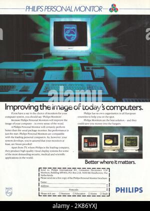 Magazine Advertisement Intel Intel computer Intel computers vintage magazine advertisement Stock ...