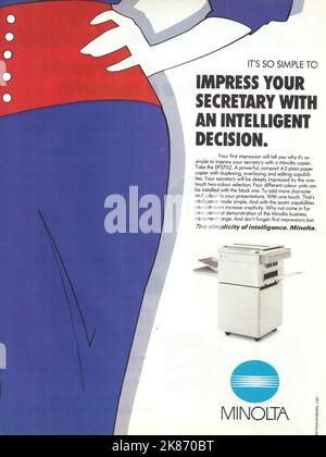 Toshiba copier old magazine advertisement paper advert of Toshiba copy ...