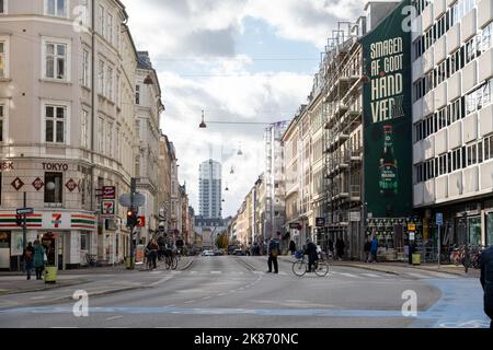 Vesterbro district in Copenhagen Stock Photo