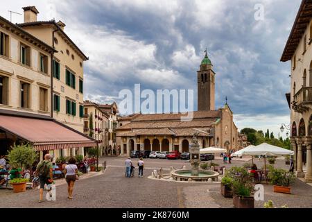 Historic center, Asolo, Treviso, Veneto, Italy, Europe Stock Photo