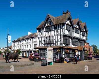 Black and White House Museum, Hereford, Herefordshire, England, United Kingdom, Europe Stock Photo