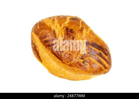 Turkish Potato Pogaca. Traditional flavors. Pogaca isolated on white background. close up Stock Photo