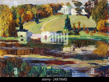 Akhtyrka Fall. Wassily Kandinsky 1901. Lenbachhaus art museum in Munich, Germany Stock Photo