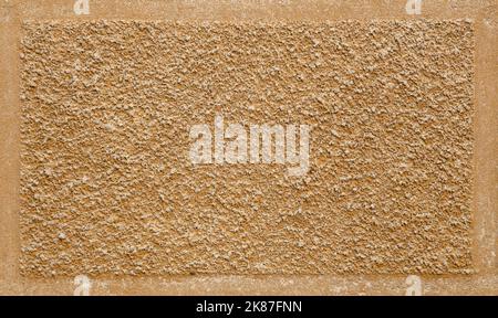 High quality paint wall  texture. Light brown wall background. Front view with copy space. Stock Photo