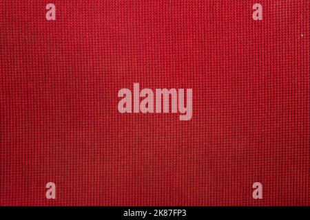 Red fabric texture – can be used as background Stock Photo