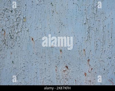High quality old grunge rusted sheet metal texture painted in blue, rust and oxidized painted metal background. Old metal iron panel. Stock Photo