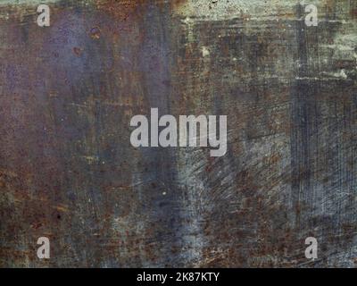 High quality old grunge rusted sheet metal texture, rust and oxidized metal background. Old metal iron panel. Stock Photo