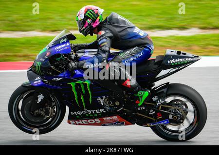 Franco Morbidelli (21) of Italy and Petronas Yamaha SRT during 