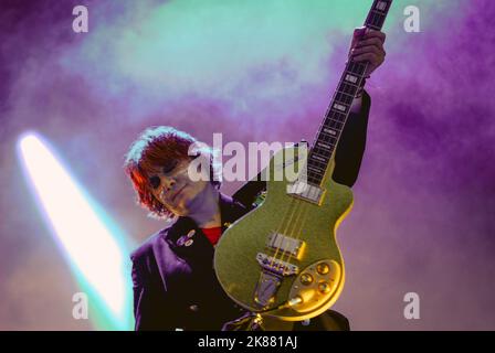 Nicky Wire - Manic Street Preachers, V2007, Hylands Park, Chelmsford, Essex, Britain - 19 August 2007 Stock Photo