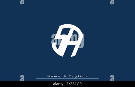 Alphabet letters Initials Monogram logo SA , AS Stock Vector