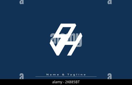 Alphabet letters Initials Monogram logo SH , HS Stock Vector