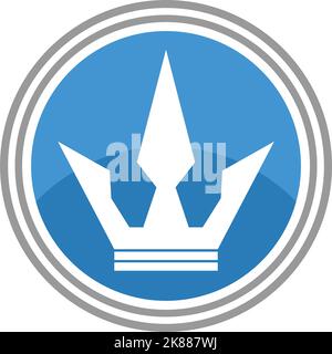 crown icon Stock Vector