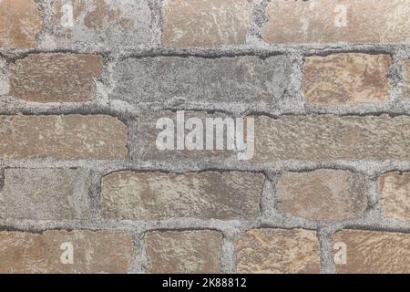 Wallcovering texture background with aged bricks pattern Stock Photo