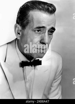 Humphrey Bogart  Actor   01 May 1958   **WARNING** This Photograph is for editorial use only and is the copyright of The Film Company and/or the Photographer assigned by the Film or Production Company and can only be reproduced by publications in conjunction with the promotion of the above Film. A Mandatory Credit To The Film Company is required. The Photographer should also be credited when known. No commercial use can be granted without written authority from the Film Company. Stock Photo