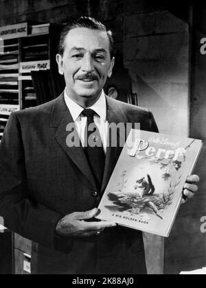Walt Disney  Producer & Animator  / Walter Elias 'Walt' Disney 01 May 1957   **WARNING** This Photograph is for editorial use only and is the copyright of The Film Company and/or the Photographer assigned by the Film or Production Company and can only be reproduced by publications in conjunction with the promotion of the above Film. A Mandatory Credit To The Film Company is required. The Photographer should also be credited when known. No commercial use can be granted without written authority from the Film Company. Stock Photo