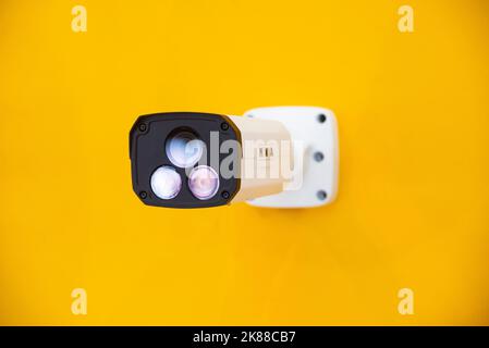 Tehran, Iran. 20th Oct, 2022. CCTV camera at the nineteenth International Police Safety and Security Equipment Exhibition (IPAS 2022) in Tehran, October 20, 2022. (Photo by Sobhan Farajvan/Pacific Press/Sipa USA) Credit: Sipa USA/Alamy Live News Stock Photo