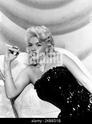 Jayne Mansfield  Actress   01 May 1956   **WARNING** This Photograph is for editorial use only and is the copyright of The Film Company and/or the Photographer assigned by the Film or Production Company and can only be reproduced by publications in conjunction with the promotion of the above Film. A Mandatory Credit To The Film Company is required. The Photographer should also be credited when known. No commercial use can be granted without written authority from the Film Company. Stock Photo