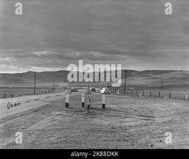 Scene Of James Dean Crash  Scene Of James Dean'S Car Crash   01 October 1955   **WARNING** This Photograph is for editorial use only and is the copyright of The Film Company and/or the Photographer assigned by the Film or Production Company and can only be reproduced by publications in conjunction with the promotion of the above Film. A Mandatory Credit To The Film Company is required. The Photographer should also be credited when known. No commercial use can be granted without written authority from the Film Company. Stock Photo