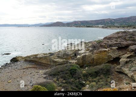 Gramvousa Peninsula, Chersonesos Gramvousas, Crete, Greece, Europe Stock Photo