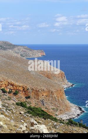 Gramvousa Peninsula, Chersonesos Gramvousas, Crete, Greece, Europe Stock Photo