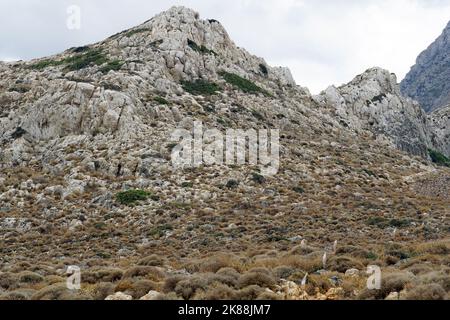 Gramvousa Peninsula, Chersonesos Gramvousas, Crete, Greece, Europe Stock Photo