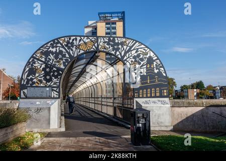 Eccles a northern town in Greater Manchester Stock Photo