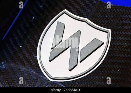 Austin, Texas, USA. 21st Oct 2022. Williams Racing logo. 21.10.2022. Formula 1 World Championship, Rd 19, United States Grand Prix, Austin, Texas, USA, Practice Day.  Photo credit should read: XPB/Press Association Images. Credit: XPB Images Ltd/Alamy Live News Stock Photo