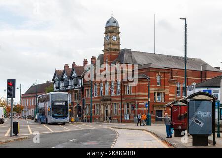 Eccles a northern town in Greater Manchester Stock Photo