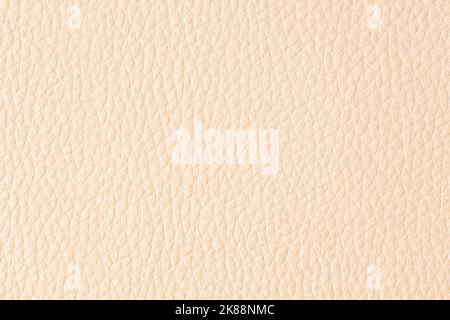 Beige Leather background texture. Full frame Stock Photo