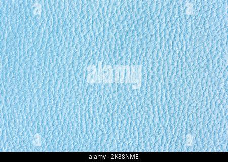 Blue Leather background texture. Full frame Stock Photo