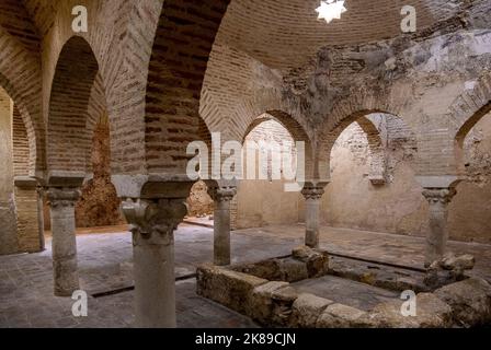 Arab Baths Cultural Center at Villardompardo Palace, Jaen city. Andalusia, Spain Stock Photo