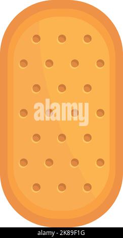 Cookie icon cartoon vector. Cracker food. Biscuit snack Stock Vector