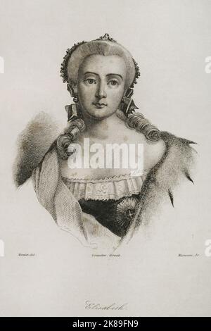 Elizabeth of Russia. Stock Photo