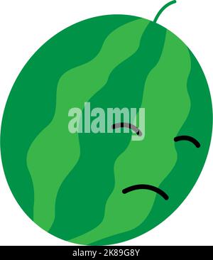 watermelon icon vector logo illustration design Stock Vector