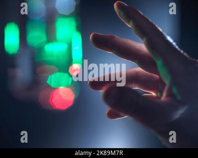 Touchscreen technology Stock Photo