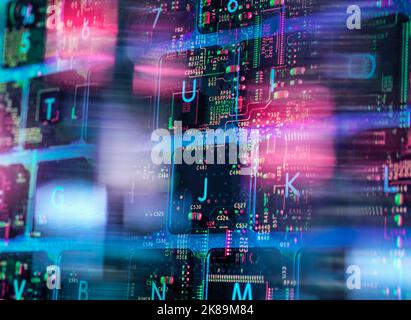 Artificial intelligence, conceptual image Stock Photo