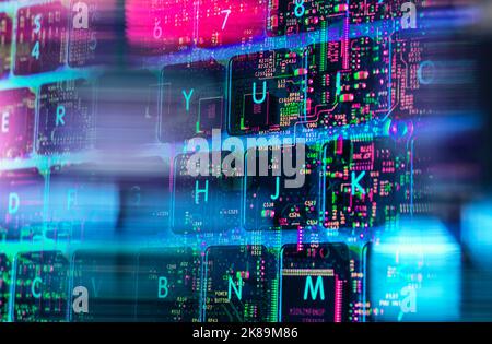 Artificial intelligence, conceptual image Stock Photo