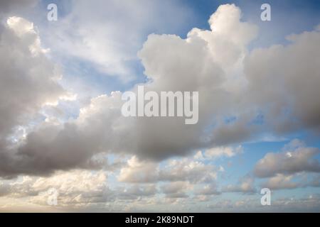 Beautiful sunset sky. Nature sky backgrounds. Stock Photo