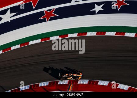 Austin, Texas, USA. 21st Oct 2022. Daniel Ricciardo (AUS) McLaren MCL36. United States Grand Prix, Friday 21st October 2022. Circuit of the Americas, Austin, Texas, USA. Credit: James Moy/Alamy Live News Stock Photo