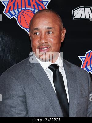 NEW YORK, NY - JUNE 27: John Starks of the NY Knicks, Recording