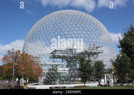 The Biosphere in Parc Jean-Drapeau, Montreal, Quebec, Canada Stock Photo