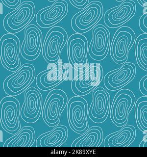 seamless abstract hand drawn circles pattern background Stock Photo