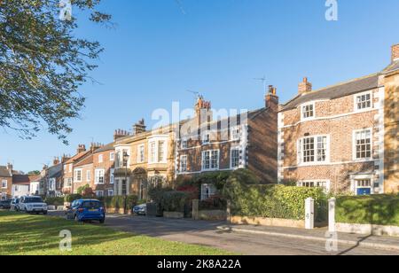 Traditional houses in West Green, Stokesley, North Yorkshire, England, UK Stock Photo