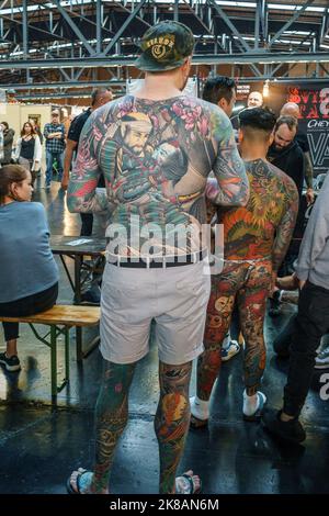 30. Internationale Tattoo Convention 23. bis 25.09.2022 in der Arena in Berlin-Treptow Stock Photo