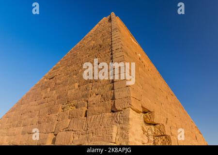 One of Barkal pyramids near Karima, Sudan Stock Photo