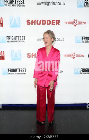 Hannah Traylen attends 'The Hounded' film premiere at Arrow FrightFest held at Cineworld Leicester Square in London Stock Photo